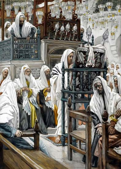 Jesus Rejected In The Synagogue Tissot